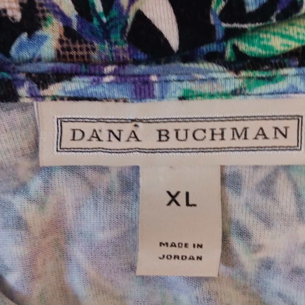 🩵Dana Buchman Crossover Blouse in Sea Blue Green - Picture 7 of 8